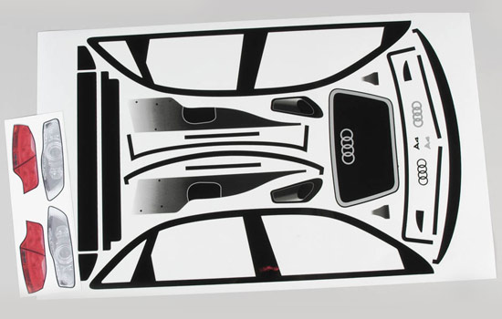 carrosserie FG Autocollant basique Audi A4     
